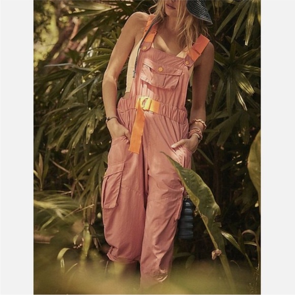 FP Movement by Free People Pants - FP Movement Women's Morning Meadow Onesie - Matte Rose Combo